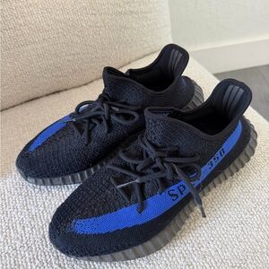 Yeezy Black and Blue Sneakers